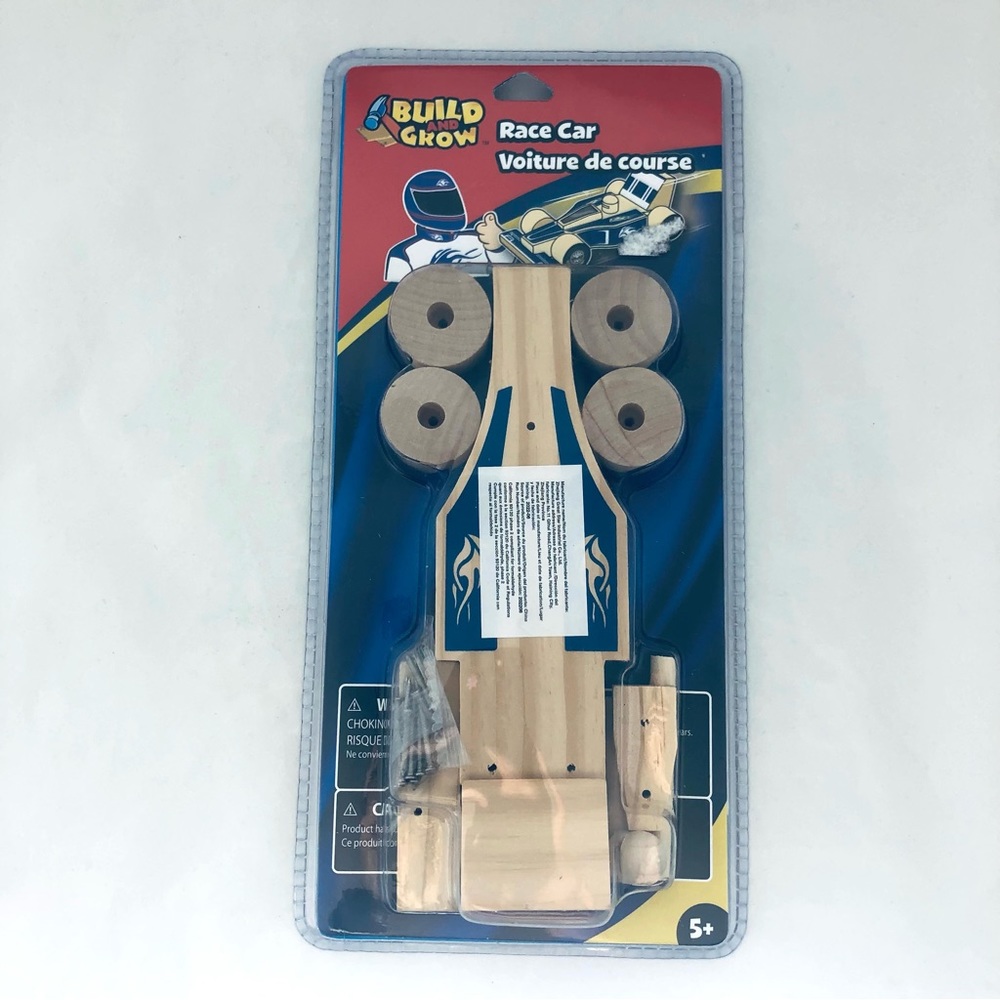 Lowes Build and Grow Kids Open Wheel F1 Race Car DIY Formula One Wooden Kit